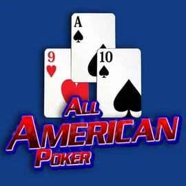 All American Poker slot visual from RTG (Reel Time Gaming) available on kaleocasino.eu.com