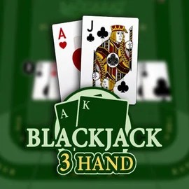 Blackjack 3H (Habanero) slot logo by Habanero at Kaleo Casino
