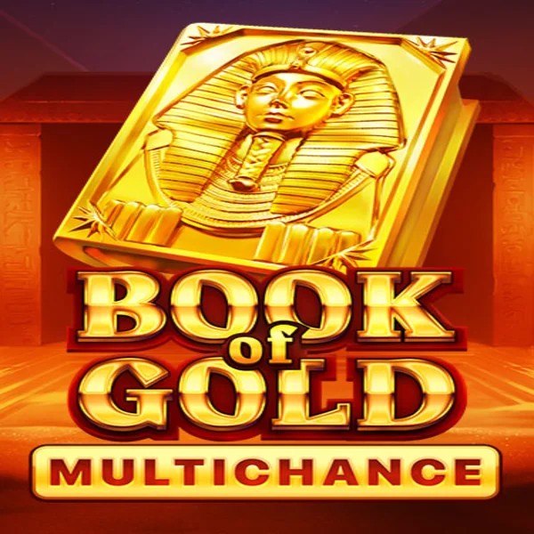 Book of Gold Multichance by Playson, showcased at kaleocasino.eu.com – game logo