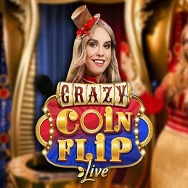 Crazy Coin Flip slot icon by Evolution, available at Kaleo Casino