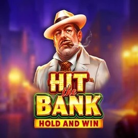 Hit The Bank Hold and Win slot logo by Playson at Kaleo Casino