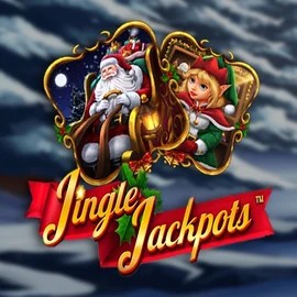 Jingle Jackpots slot logo by Dragon Gaming at Kaleo Casino