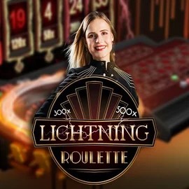 Lightning Roulette game by Evolution – logo hosted on Kaleo Casino