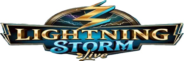 Lightning Storm online game logo by Evolution on kaleocasino.eu.com