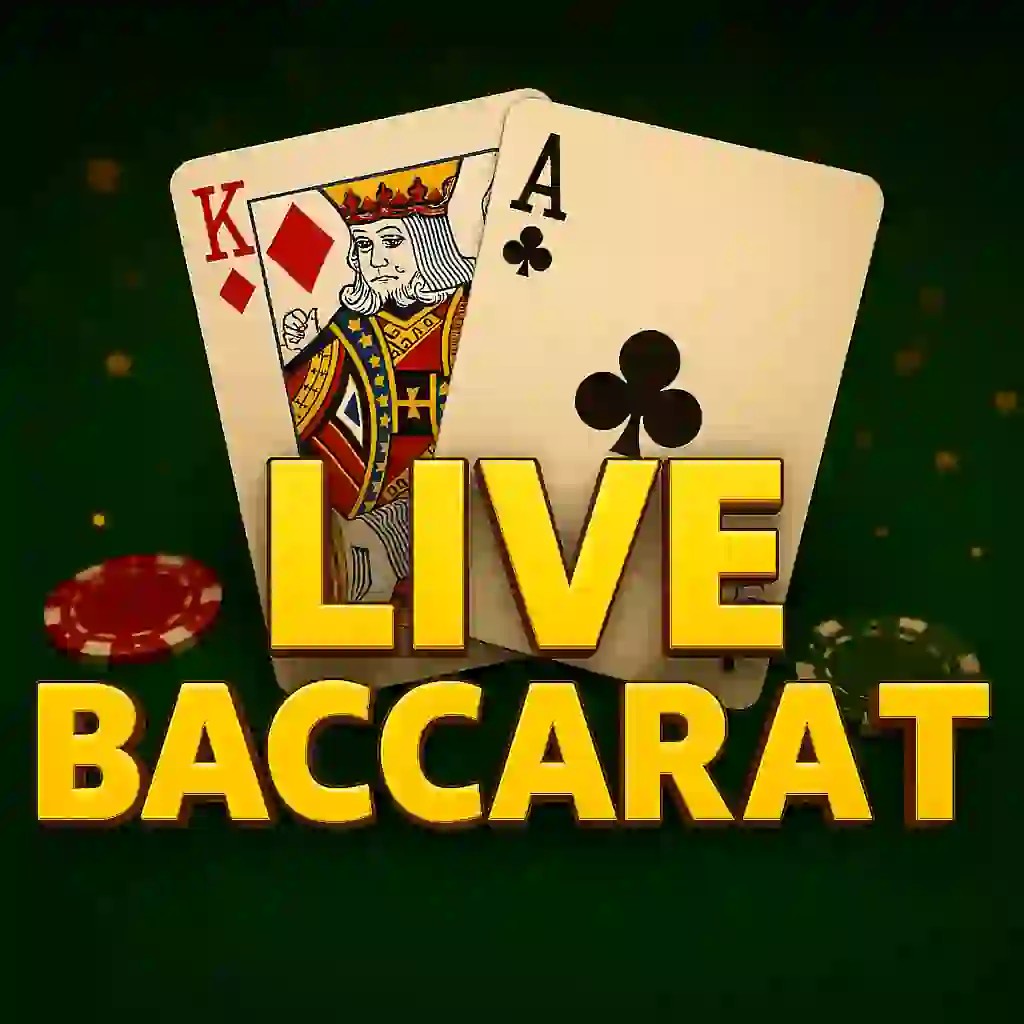 Live Baccarat by Evolution, showcased at kaleocasino.eu.com – game logo