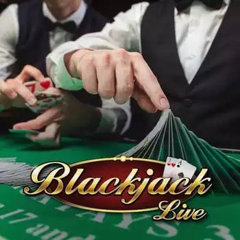 Live Blackjack slot logo by Evolution at Kaleo Casino