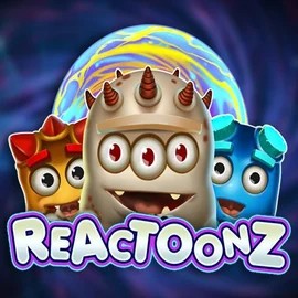 Reactoonz logo – Slots by Play'n GO at Kaleo Casino