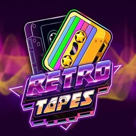 Retro Tapes game by Push Gaming – logo hosted on Kaleo Casino