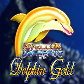 Dolphin Gold with Stellar Jackpots by Lightning Box Game, showcased at kaleocasino.eu.com – game logo