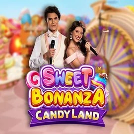 Sweet Bonanza Candy Land Live online game logo by Pragmatic Play on kaleocasino.eu.com